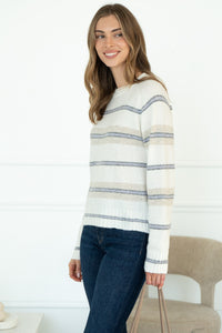 SKYLER STRIPE SWEATER