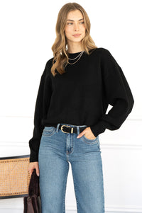 BOWIE SWEATER IN BLACK
