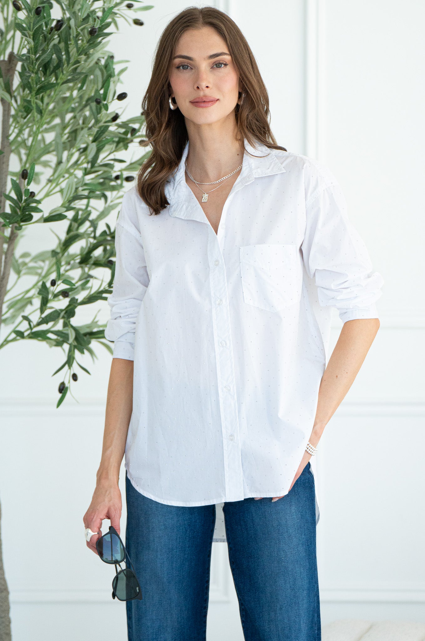 シャツ/ブラウス(長袖/七分) treat urself poppin country blouse Shirts and t-shirts for women - 100% organic cotton