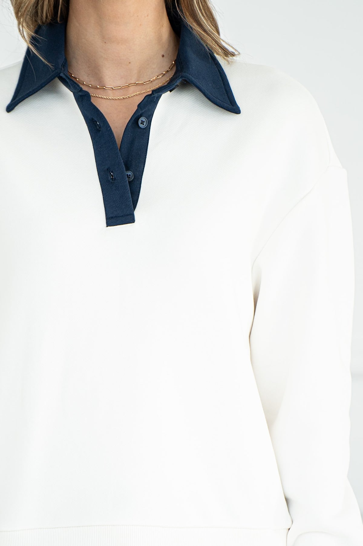 POLO COTTON SWEATSHIRT