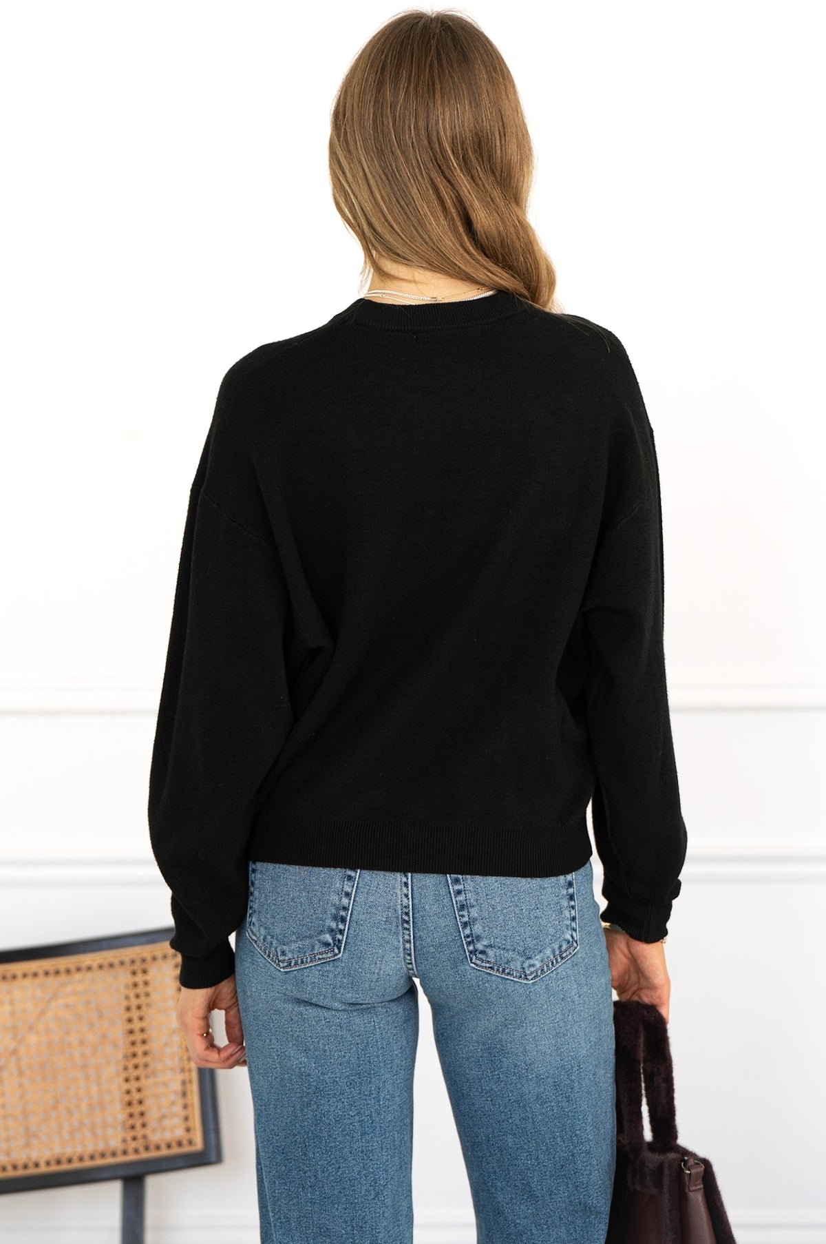 BOWIE SWEATER IN BLACK
