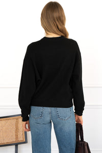 BOWIE SWEATER IN BLACK