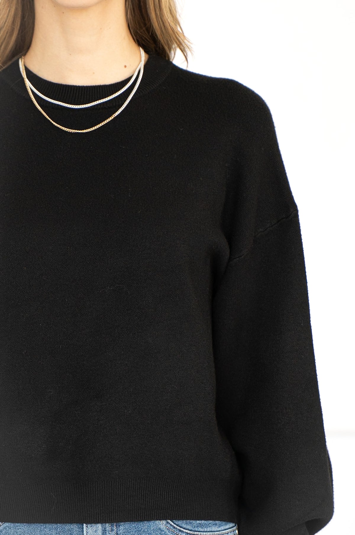 BOWIE SWEATER IN BLACK