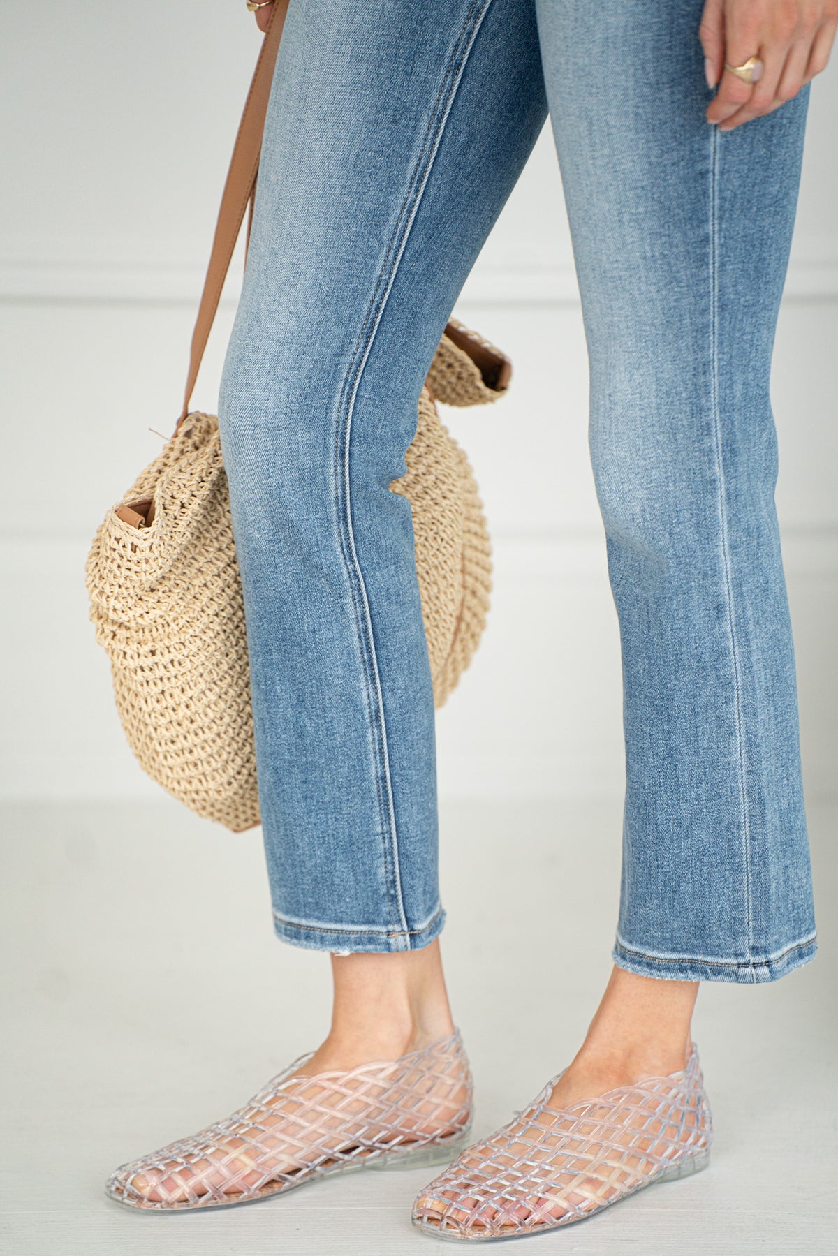 CARLENE SLIM STRAIGHT JEANS -LB