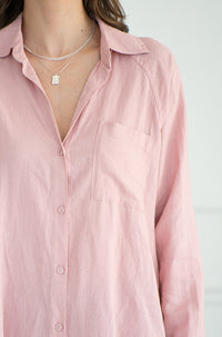 PERFECT LINEN TOP-PS