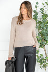 INDULGE ME SWEATER WITH HOOD-WH