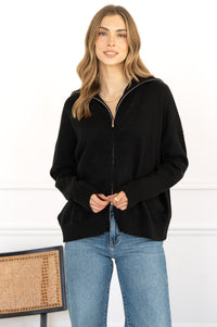 PERRY ZIP UP SWEATER