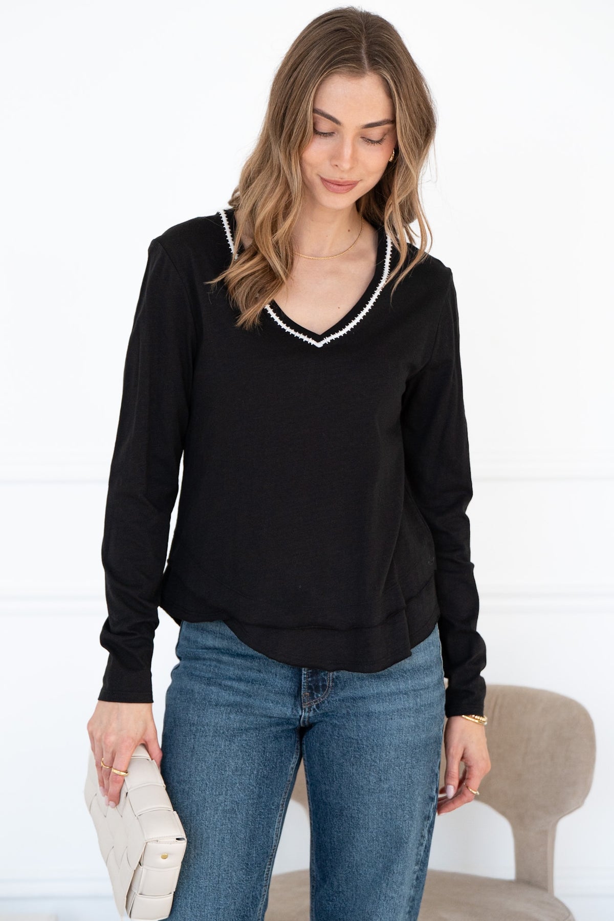 ZIGZAG AVA LONG SLEEVE TEE