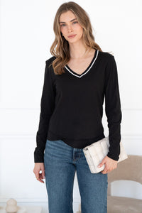 ZIGZAG AVA LONG SLEEVE TEE