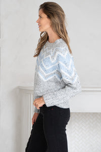 LEIGHTON FAIRISLE FLECK SWEATER