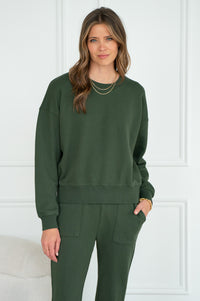 HARTFORD  FRENCH TERRY PULLOVER-OL