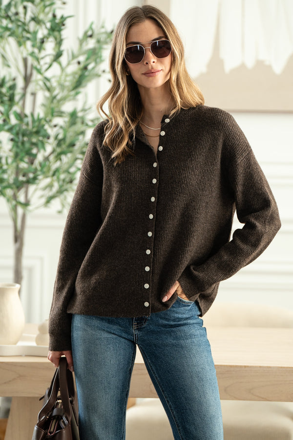 BLAIR RIBBED CARDIGAN