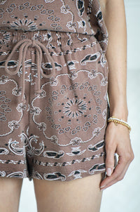 GLOW PRINTED SHORTS