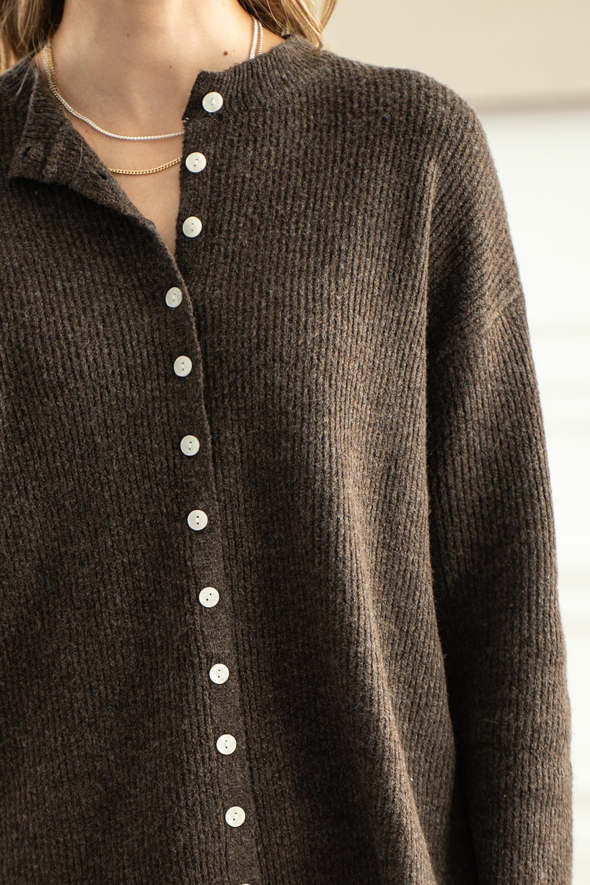 BLAIR RIBBED CARDIGAN