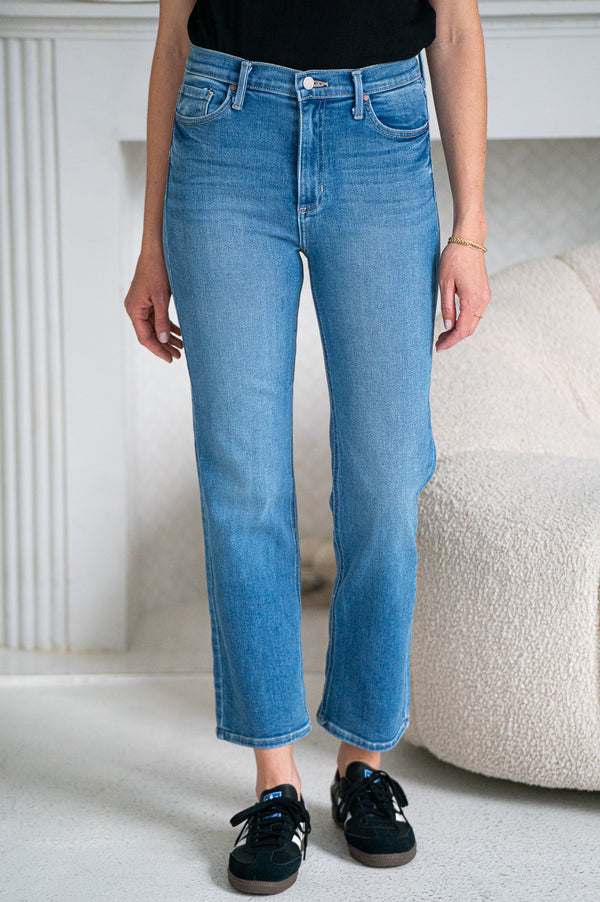 POLY STRAIGHT LEG JEANS-MB