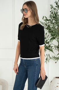 ASTRID LAYERED KNIT TEE