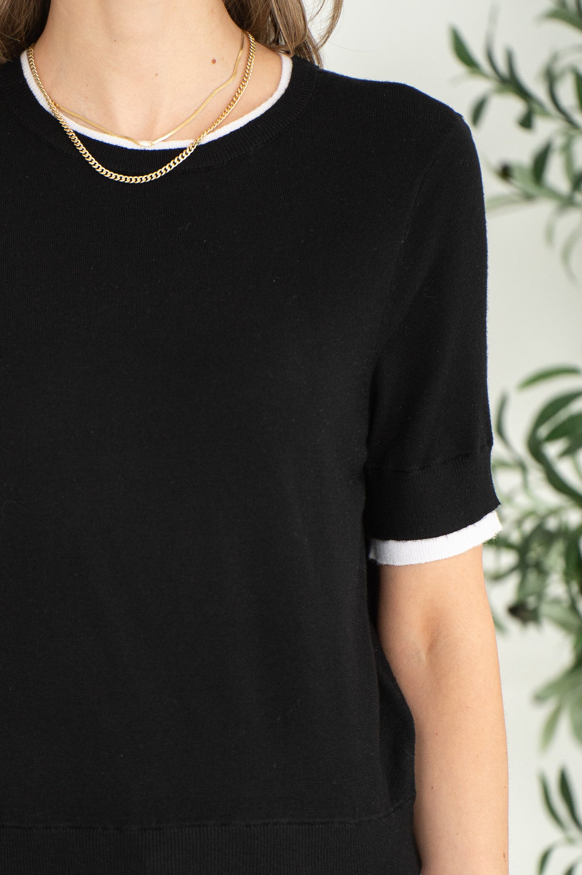 ASTRID LAYERED KNIT TEE