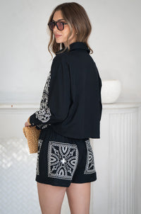 PAIGE COTTON LINEN L/S SHIRT