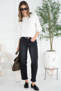 CAI SLUB KNIT SWEATER-OW