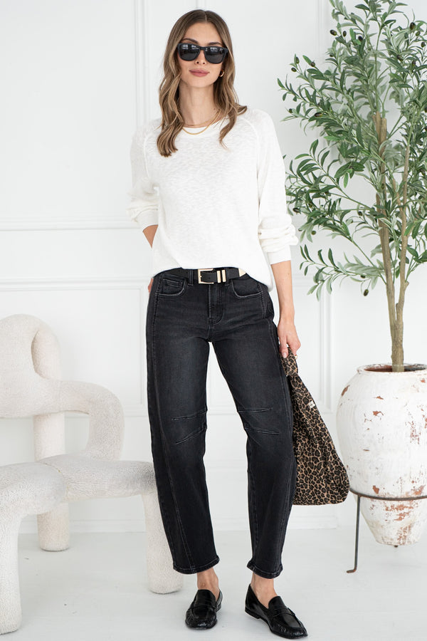 CAI SLUB KNIT SWEATER-OW