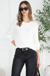 CAI SLUB KNIT SWEATER-OW