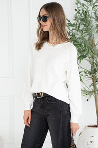 CAI SLUB KNIT SWEATER-OW