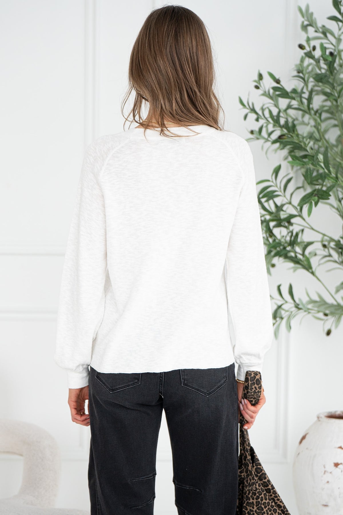 CAI SLUB KNIT SWEATER-OW