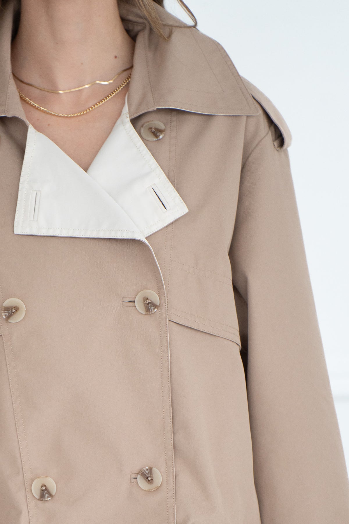 TWYLA SHORT TRENCH COAT