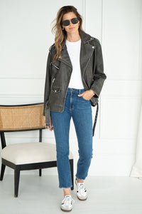 OLLIE MOTO BIKER JACKET