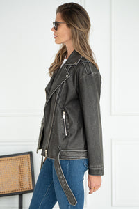 OLLIE MOTO BIKER JACKET