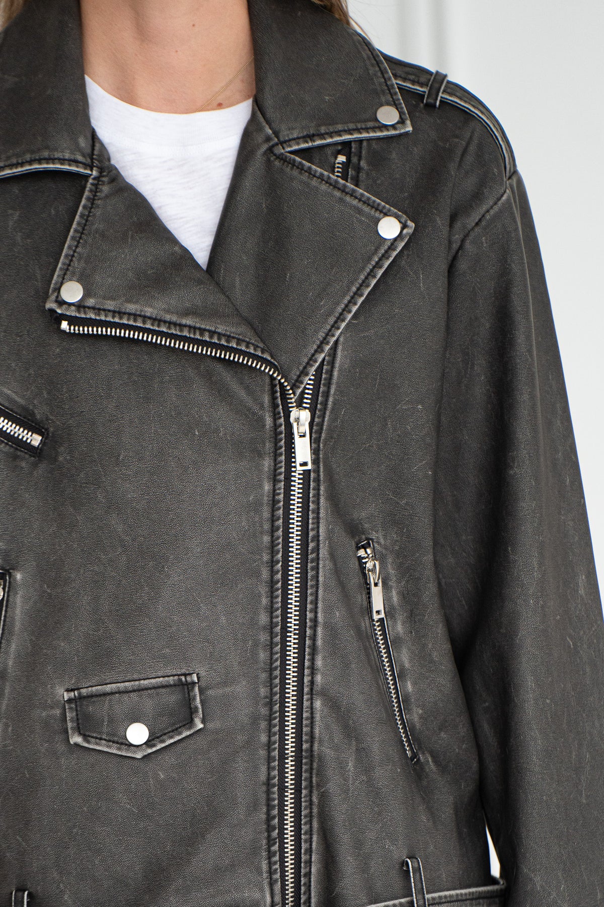 OLLIE MOTO BIKER JACKET