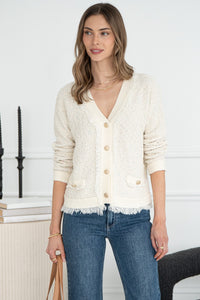 ZAYD FRINGE CARDIGAN