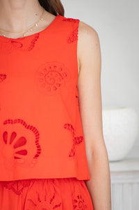 AVELINE EYELET TANK-CO