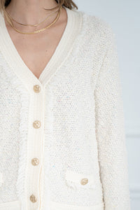 ZAYD FRINGE CARDIGAN