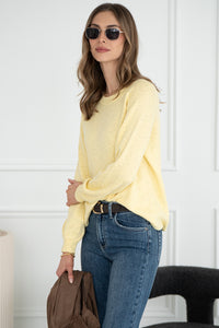 CAI SLUB KNIT SWEATER-YL