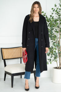 PRESTON KNIT TRENCH COAT