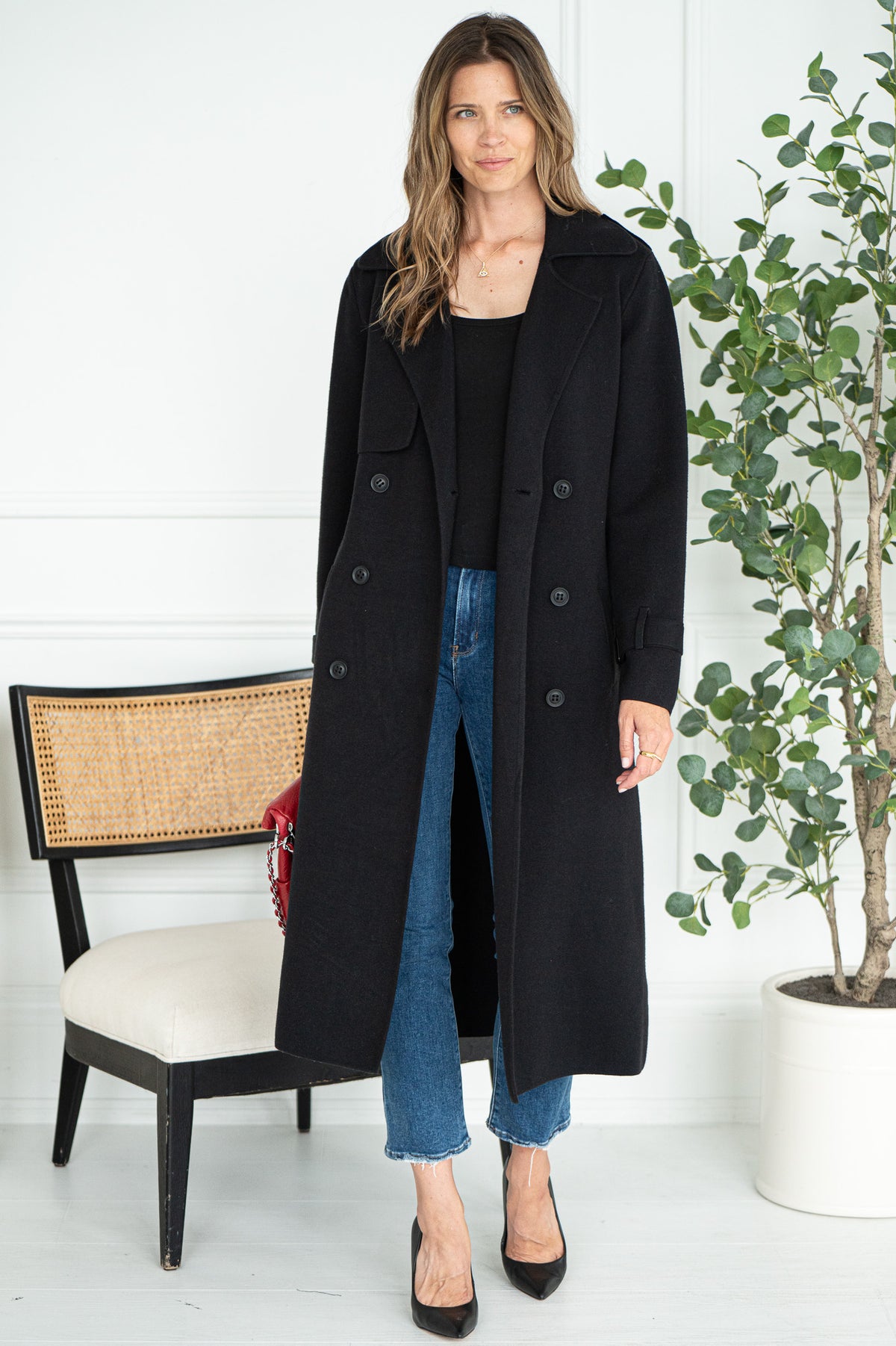 PRESTON KNIT TRENCH COAT