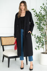 PRESTON KNIT TRENCH COAT