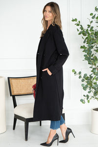 PRESTON KNIT TRENCH COAT