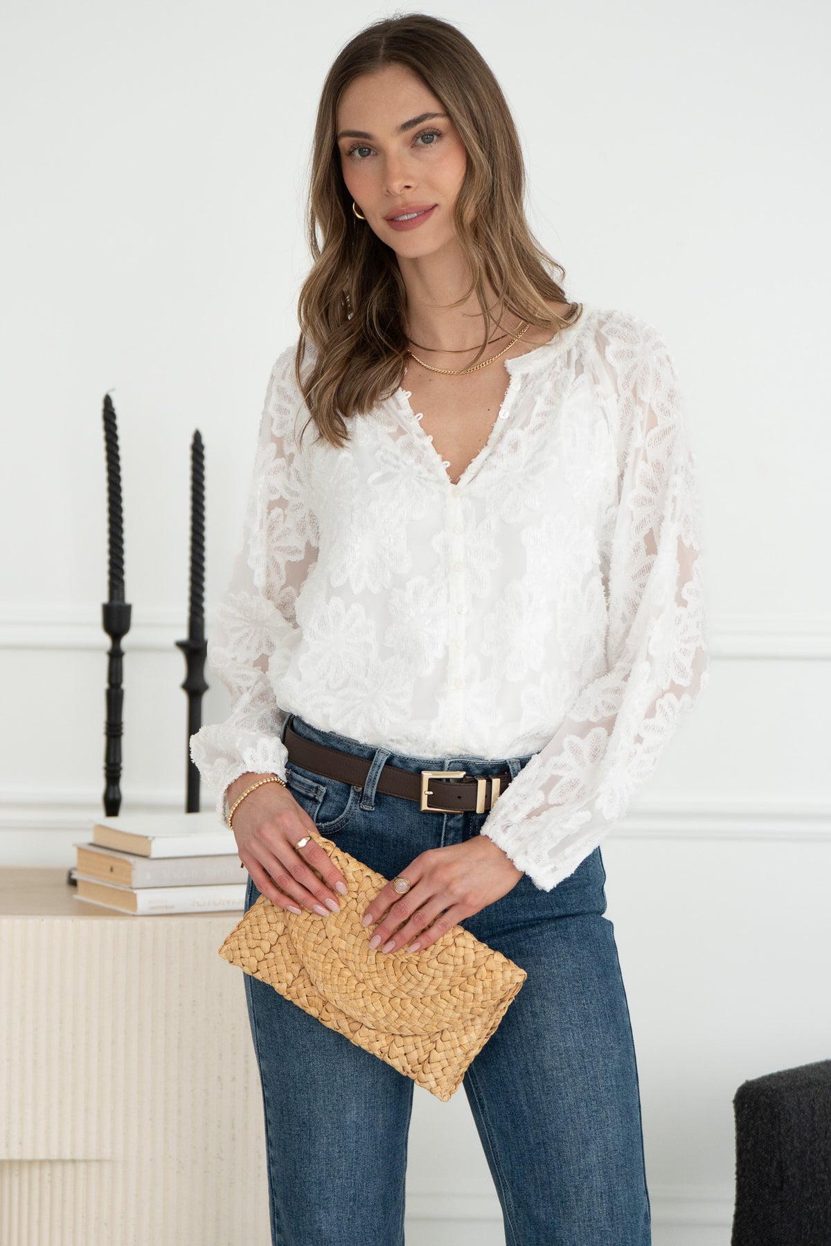 LOVE ME MORE LACE BLOUSE