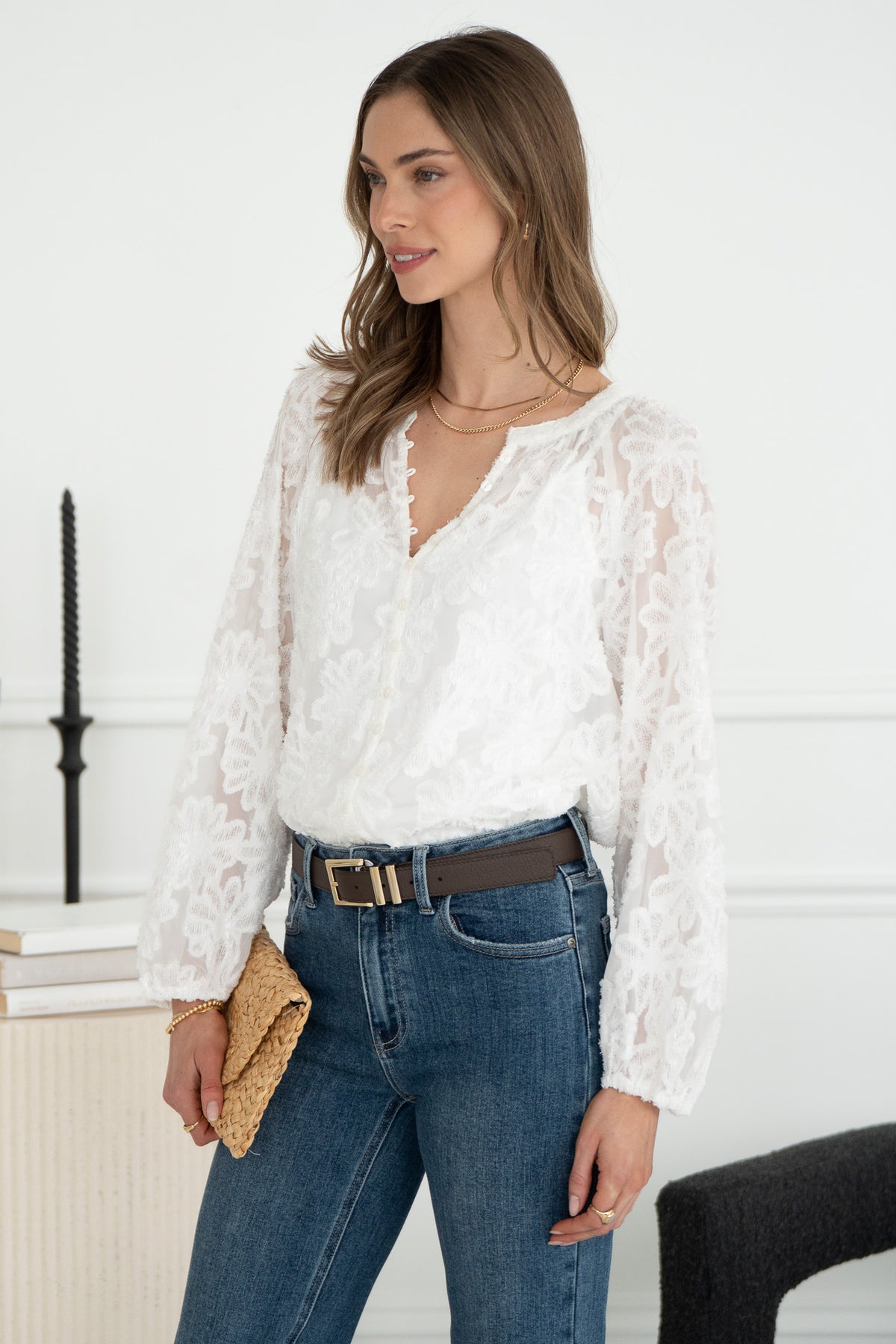 LOVE ME MORE LACE BLOUSE