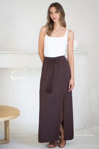 NIA COTTON GAUZE MAXI SKIRT
