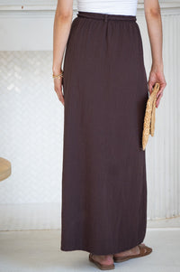NIA COTTON GAUZE MAXI SKIRT