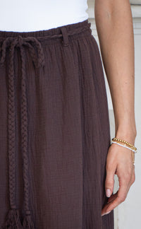 NIA COTTON GAUZE MAXI SKIRT
