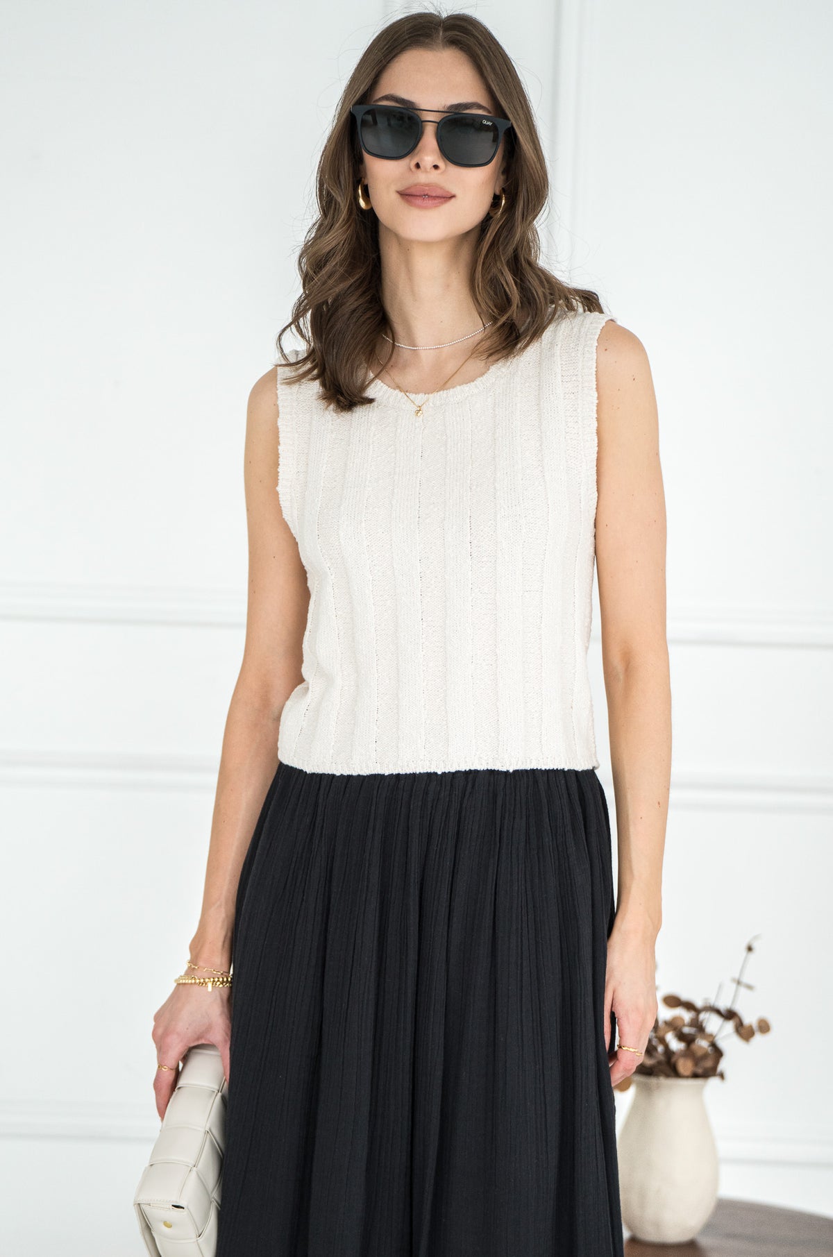 CALAN RIB KNIT TANK