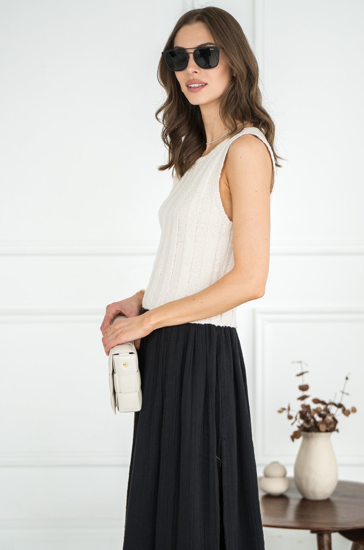 CALAN RIB KNIT TANK