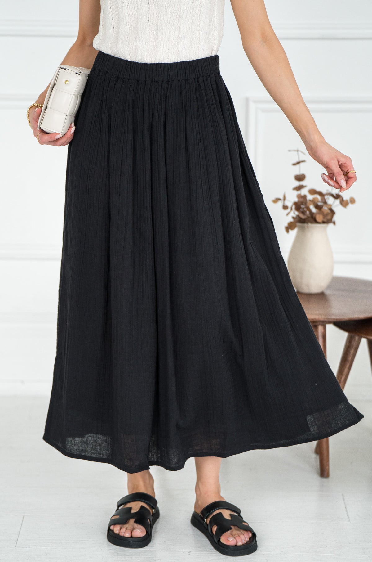 REINA SKIRT-BK