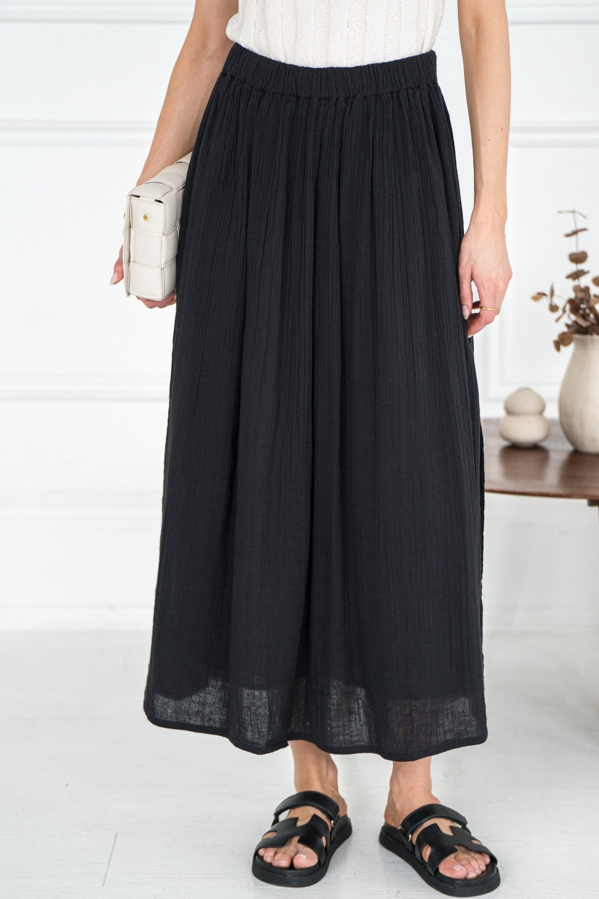 REINA SKIRT-BK