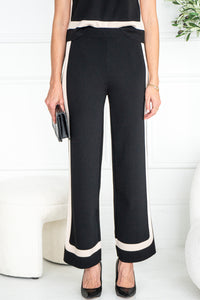 REFLECTIONS CONTRAST STRIPE PANTS