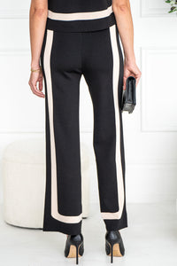 REFLECTIONS CONTRAST STRIPE PANTS